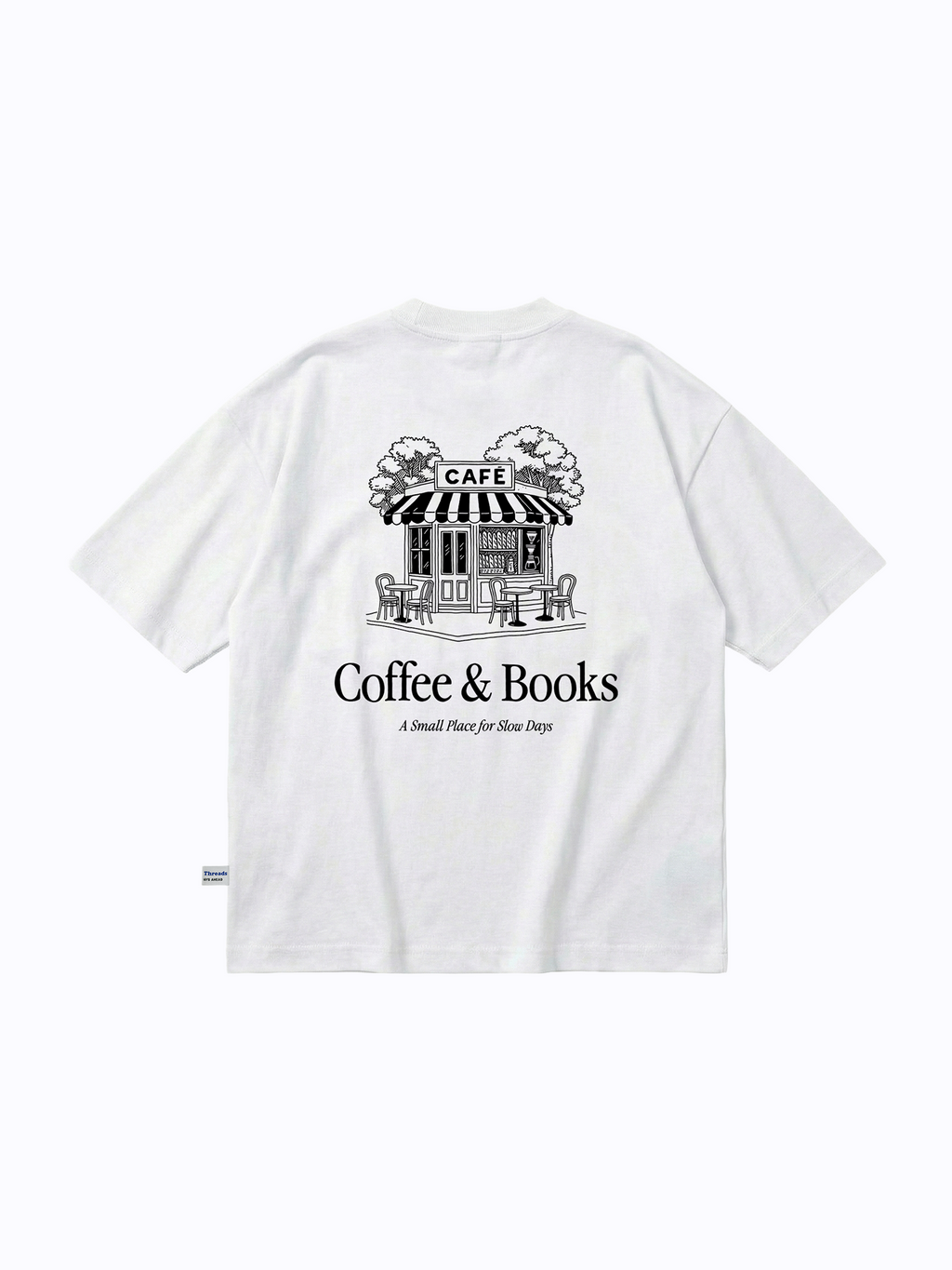 Coffee & Books Oversized Tee