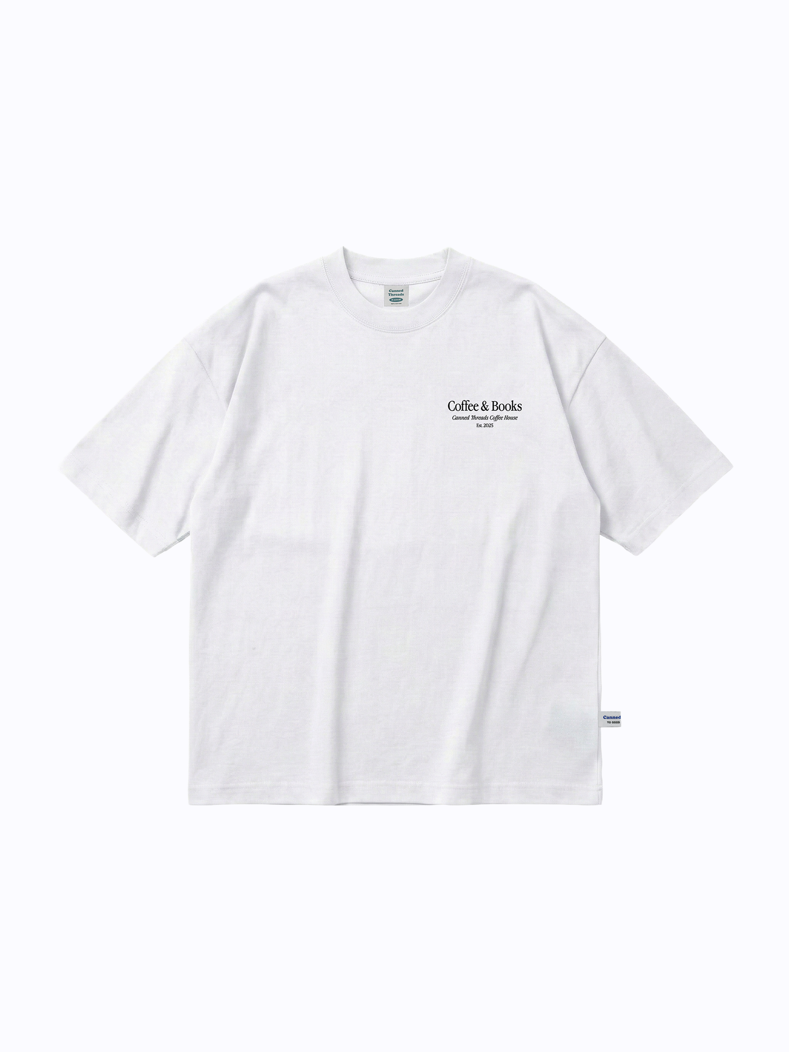 Coffee & Books Oversized Tee