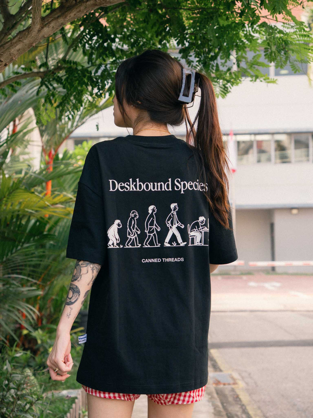 Deskbound Species Oversized Tee