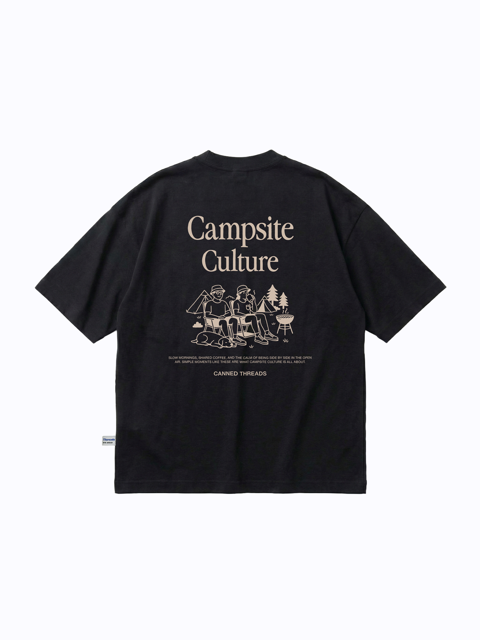 Campsite Culture Oversized Tee