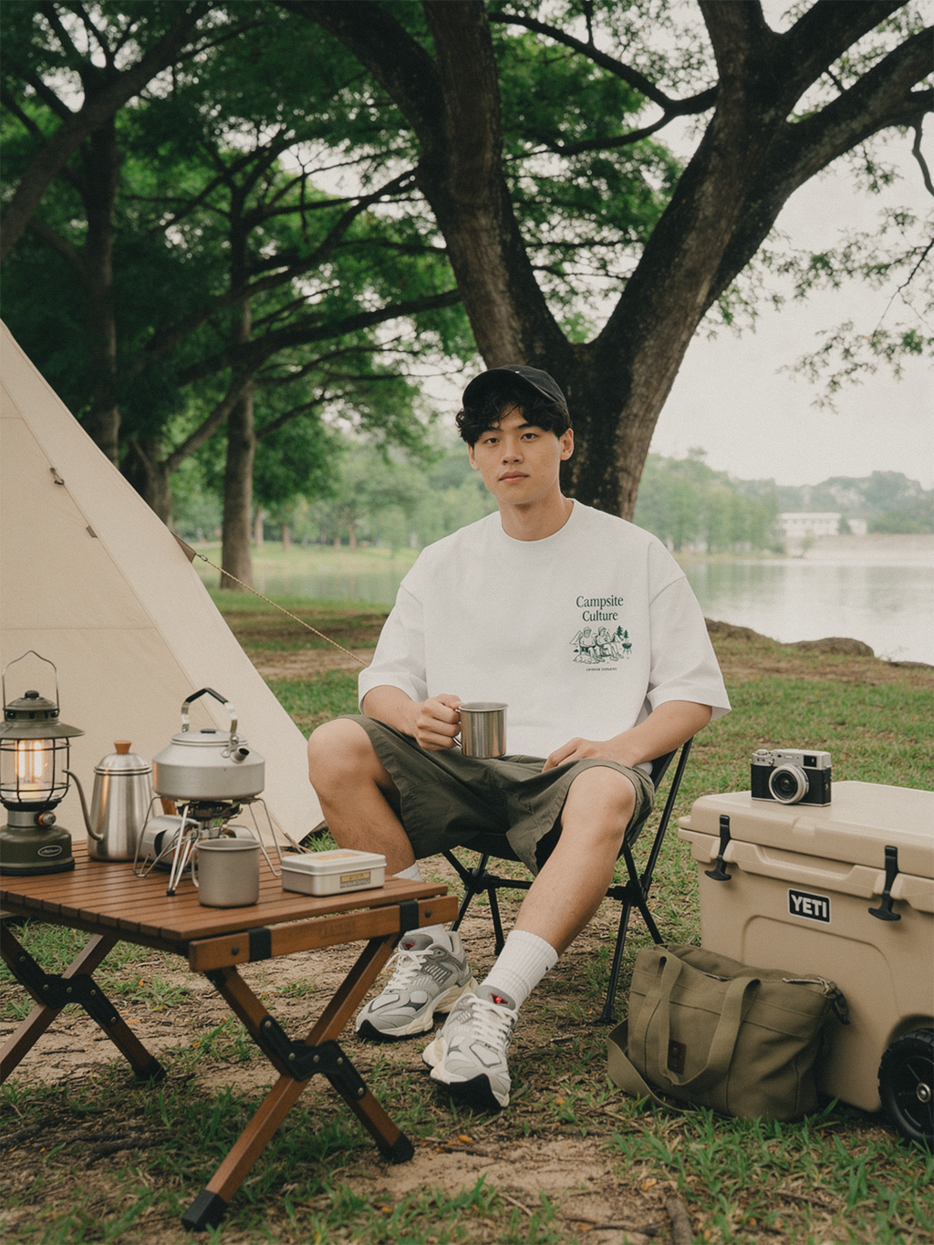 Campsite Culture Oversized Tee