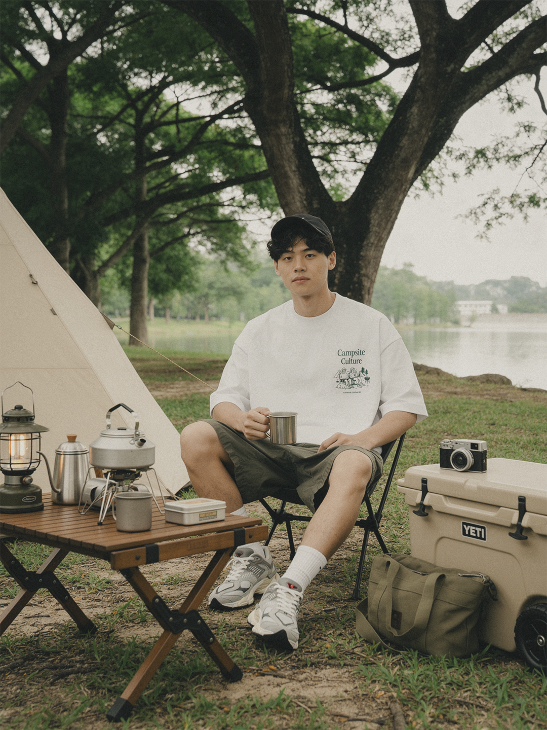 Campsite Culture Oversized Tee