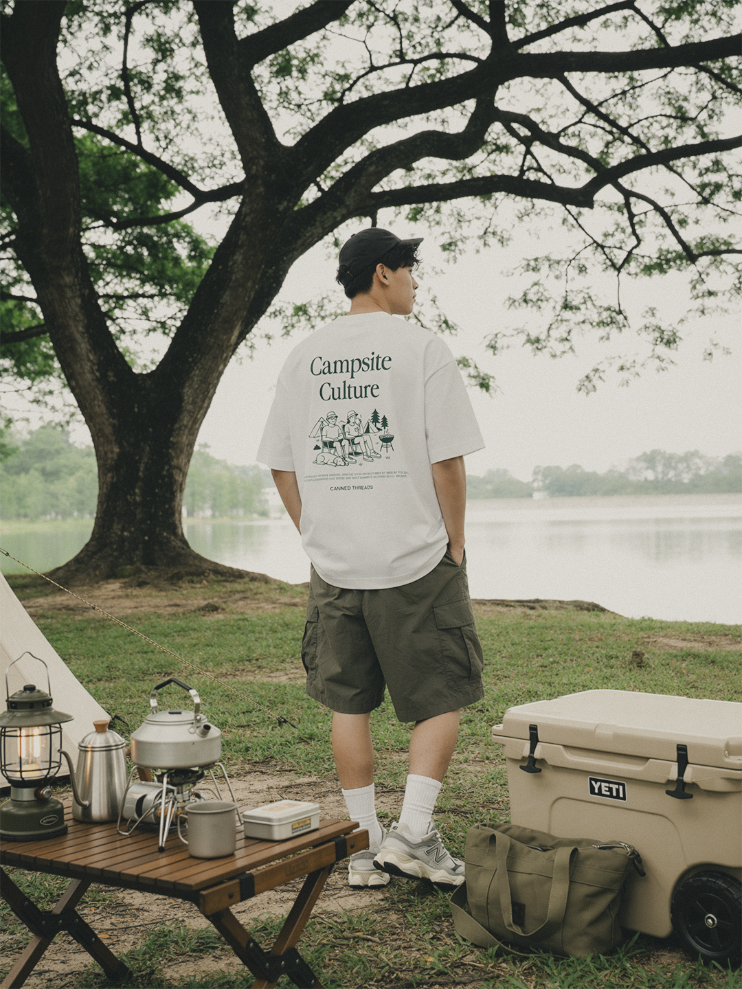 Campsite Culture Oversized Tee