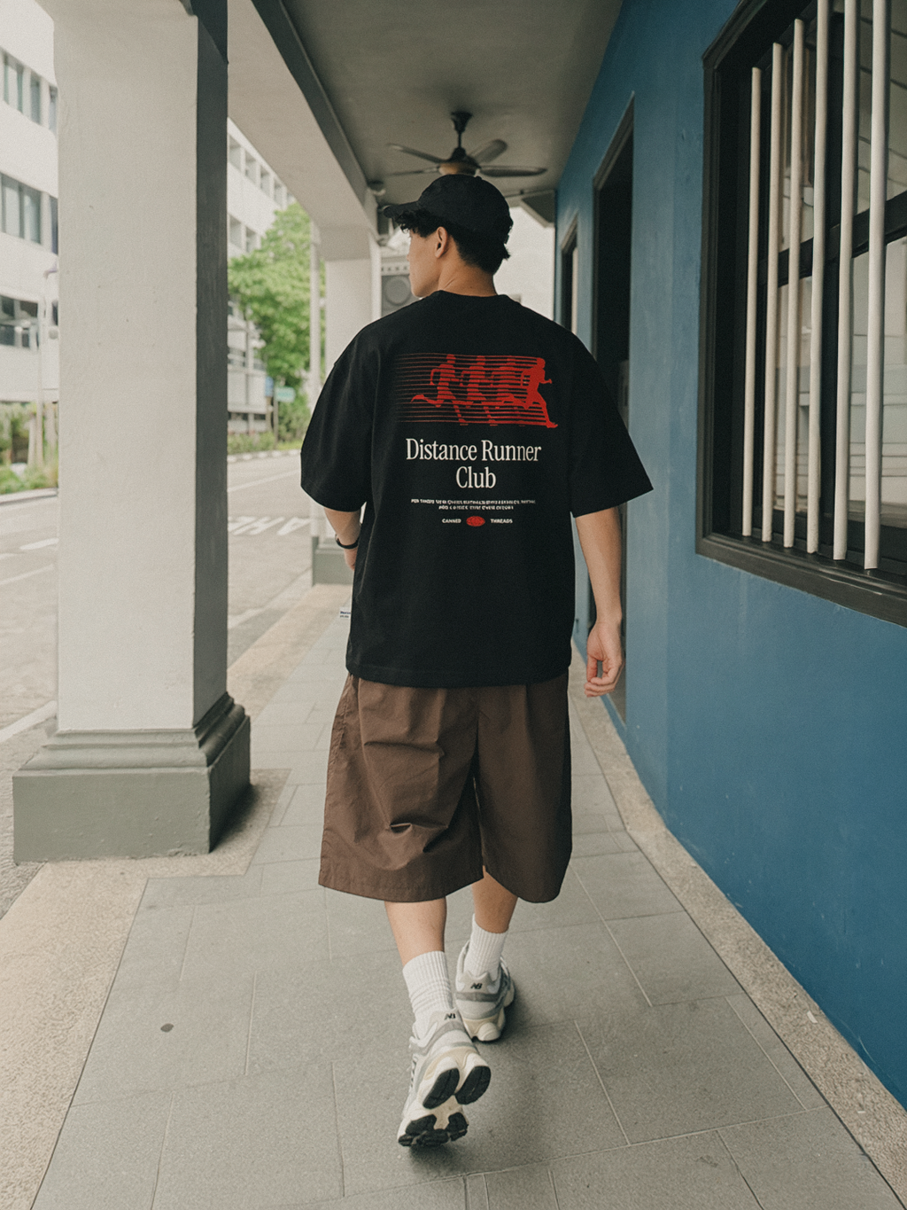 Distance Runner Club Oversized Tee